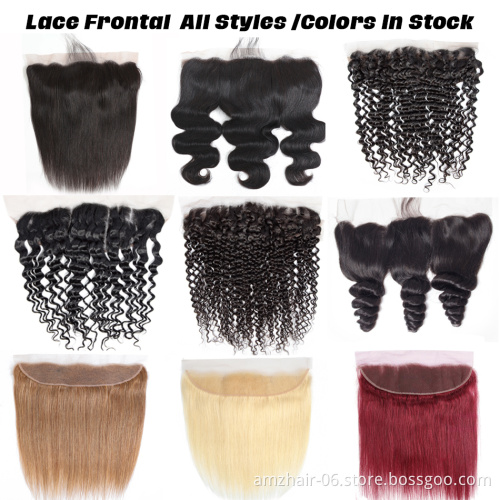 13x4 13x6 360 HD Lace Frontal Closure Virgin Brazilian Human Hair Transparent Lace Frontal 2x6 4x4 6x6 7x7 Lace Closure Frontal